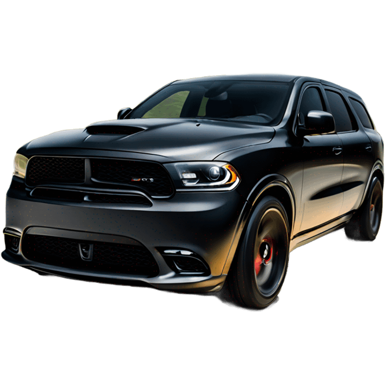 SRT dodge durango hellcat black  emoji