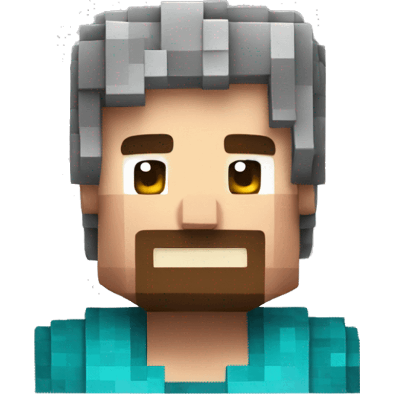 Minecraft Steve emoji