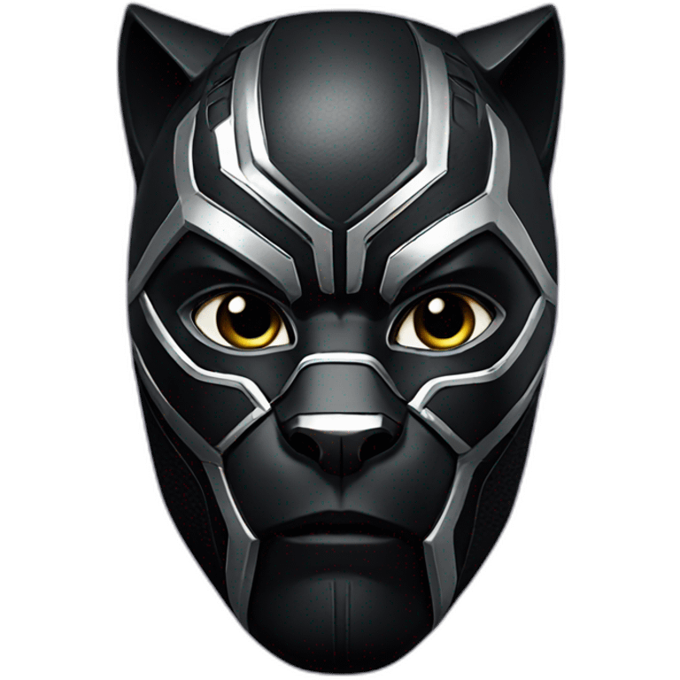 Black Panther, mask, Marvel emoji