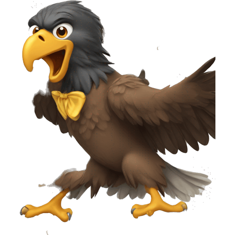 Eagle goofy crazy  emoji