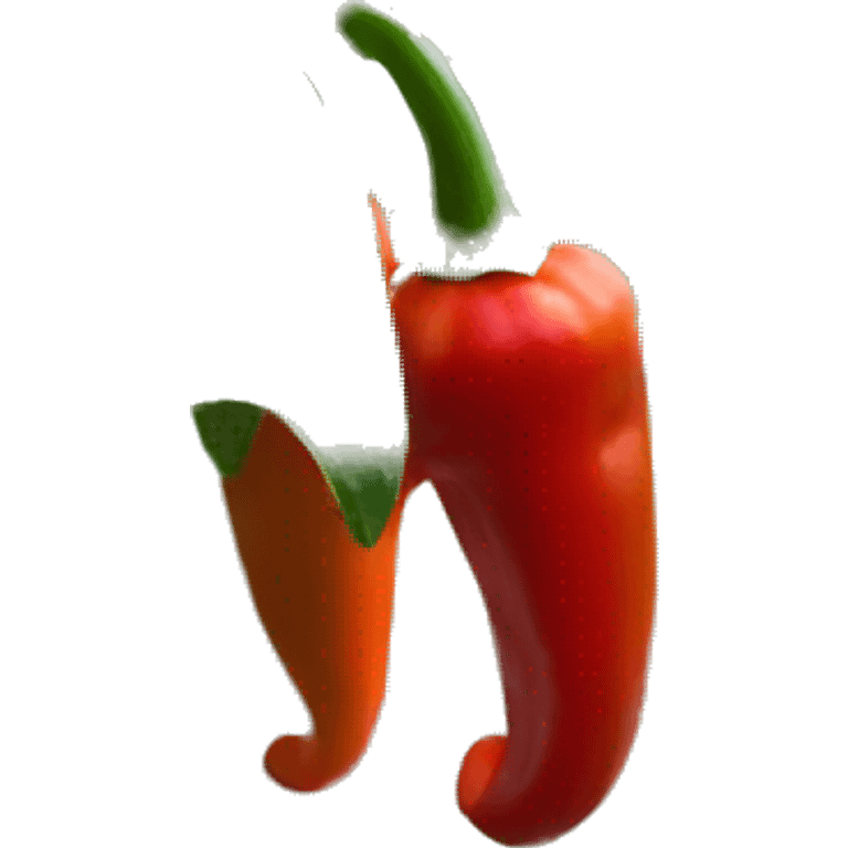 Red Peppers on a bush emoji