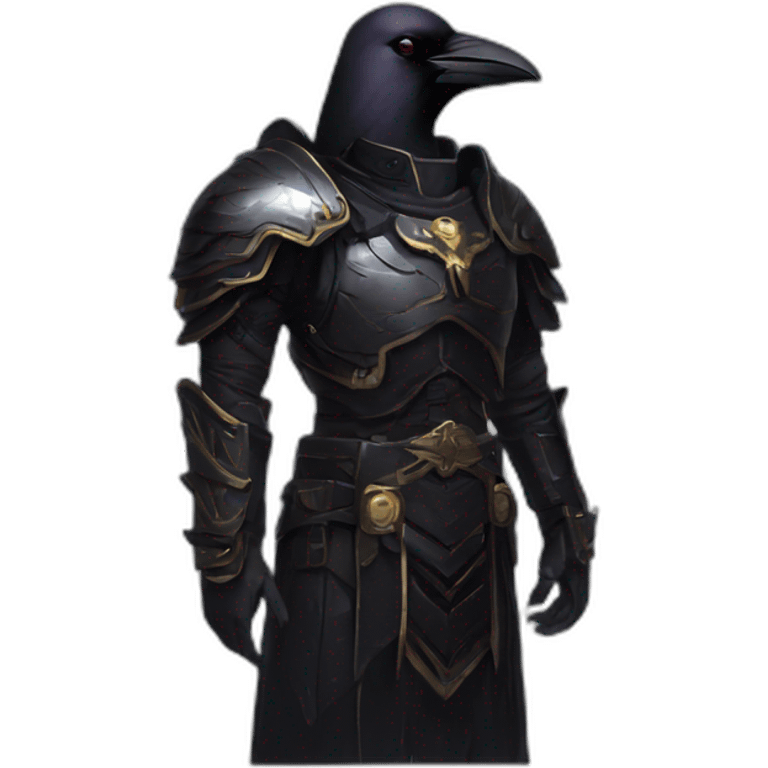 Raven, black armour, 40k, corax emoji