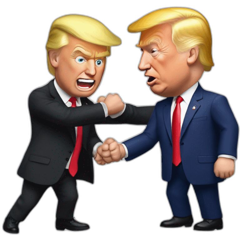 Donald trump punch macron emoji