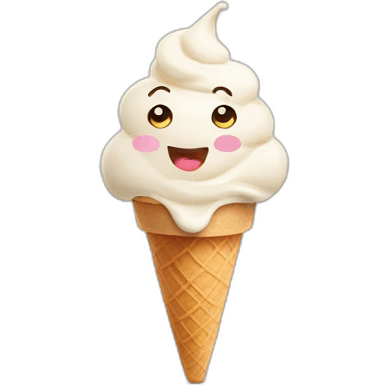 Baby yoga ice cream emoji