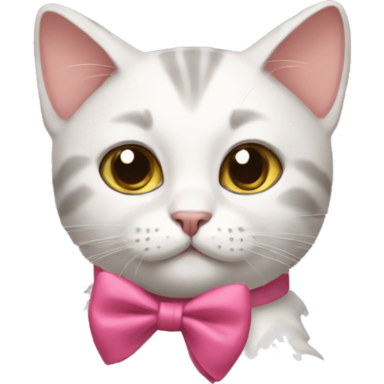 cat with bows emoji