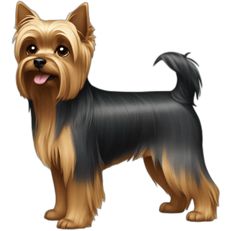 dog yorkshire terrier full body emoji