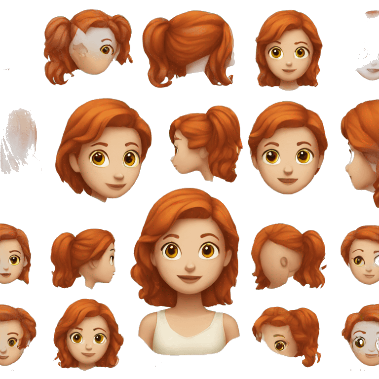 Girl redhead  emoji