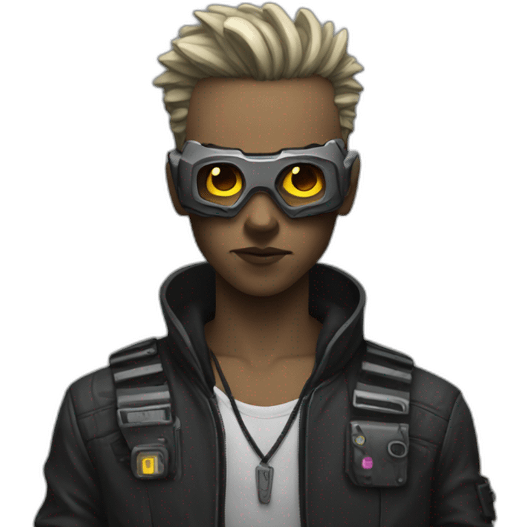 cyberpunk psycho emoji