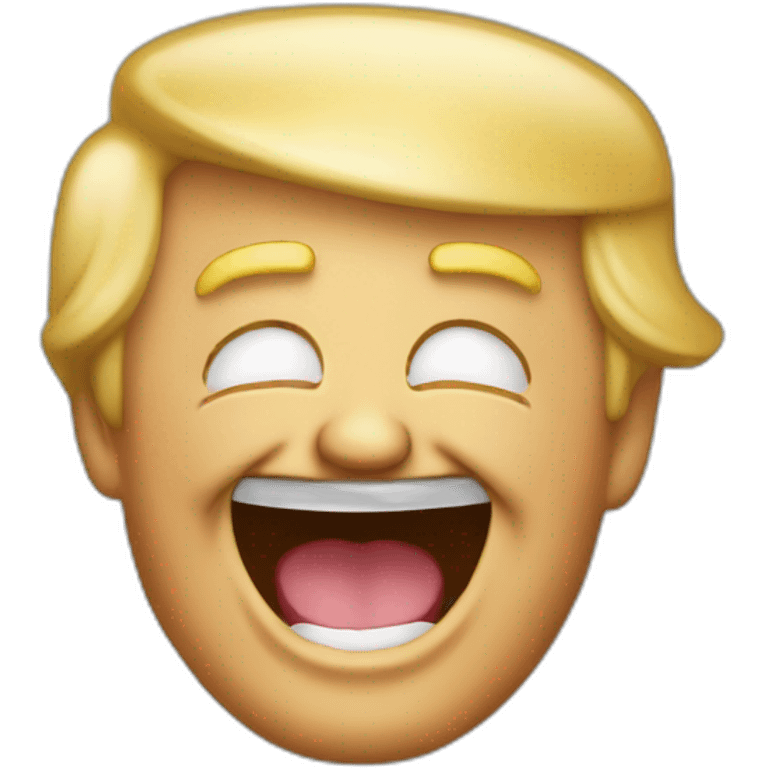 Trump laughing  emoji