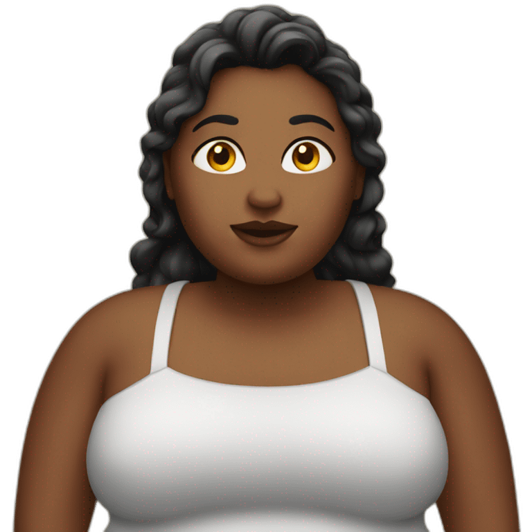 fat girl emoji