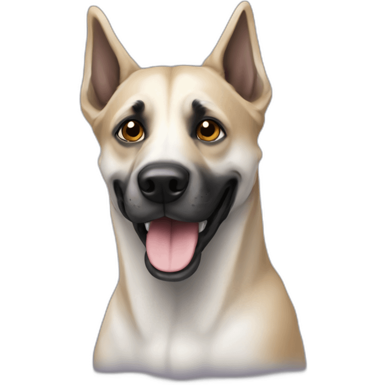 Ghost with malinois dog emoji