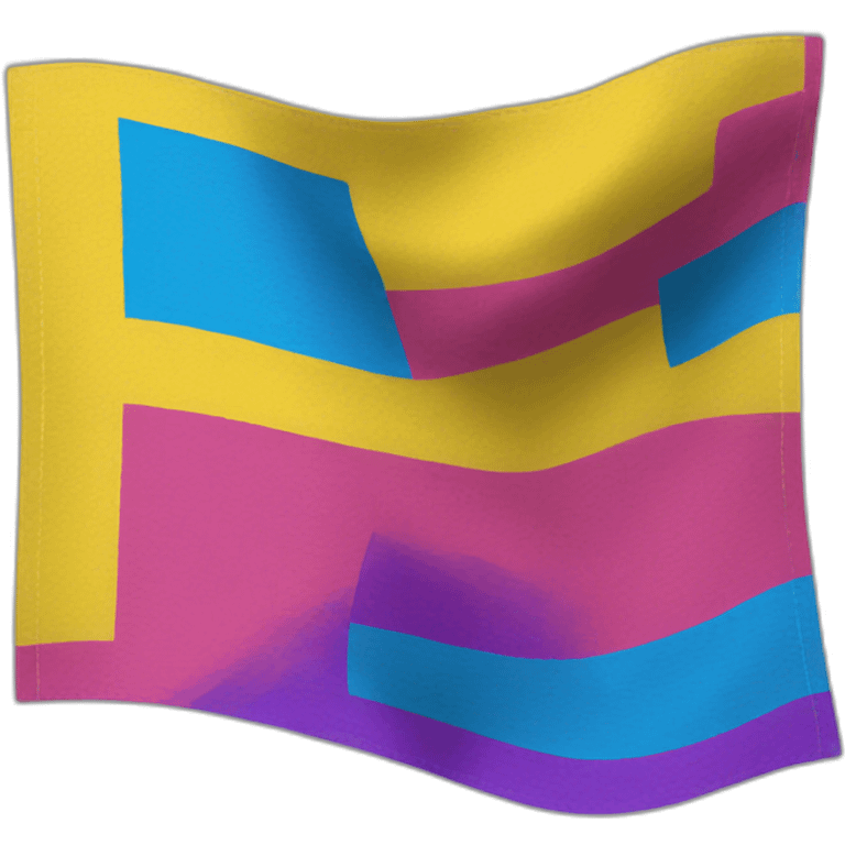 Pansexual pride flag emoji