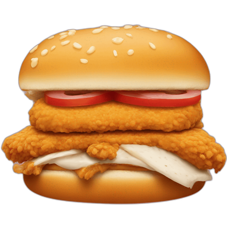 popular chicken sandwich brand logo emoji