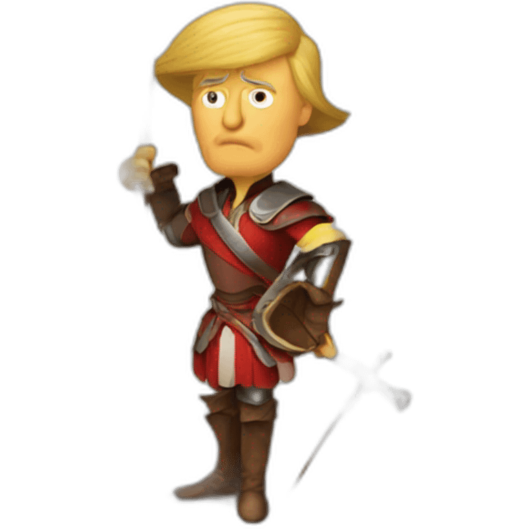 Trump as don quixote emoji