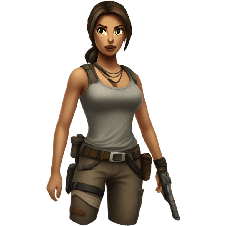 Lara Croft emoji