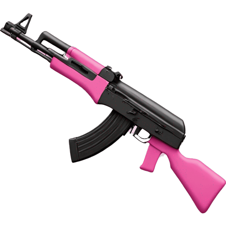 pink ak-47 emoji