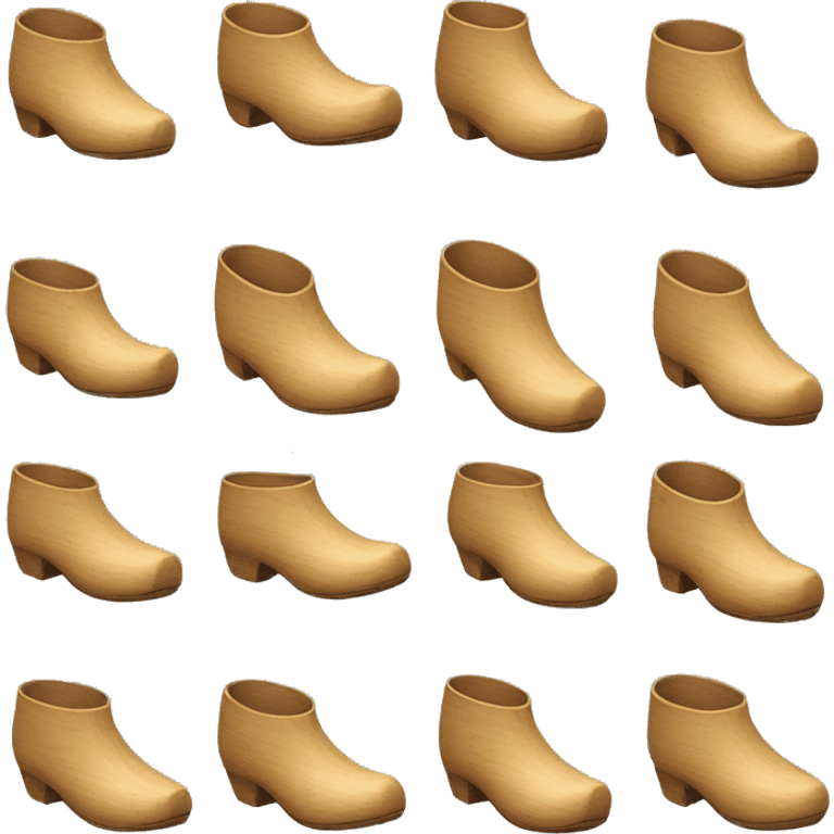 Wooden shoes emoji