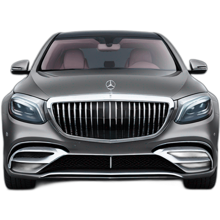 Gray Mercedes maybach 2022 parallel camera view emoji