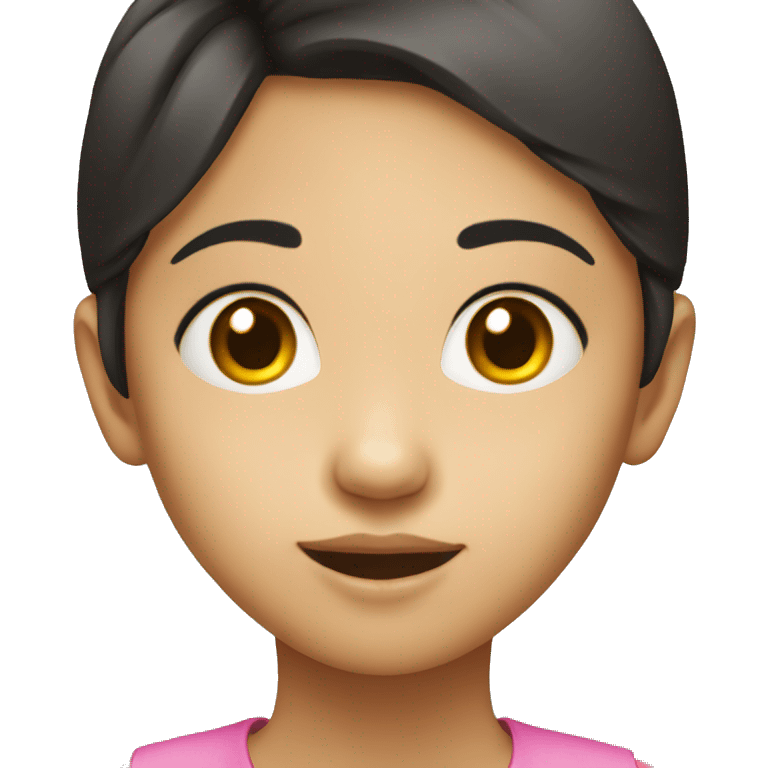 asian children young daughter face emoji