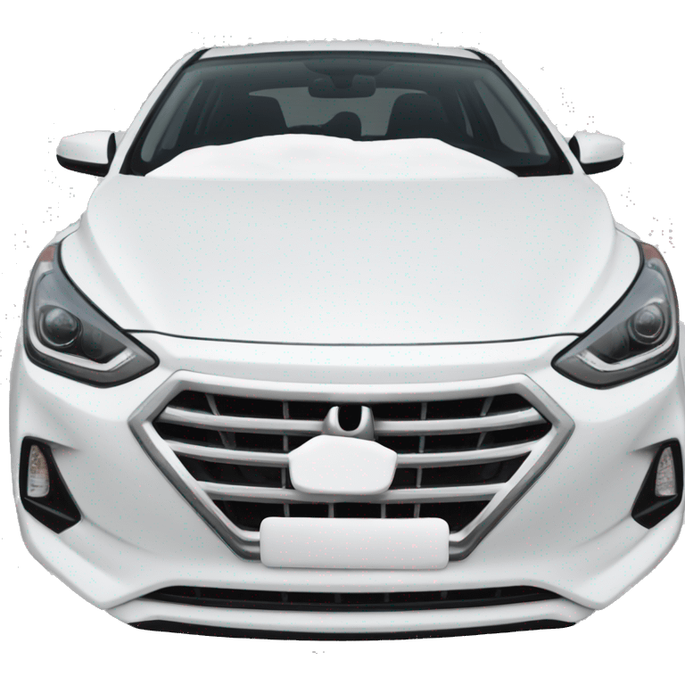 Hyundai Elantra white full option emoji