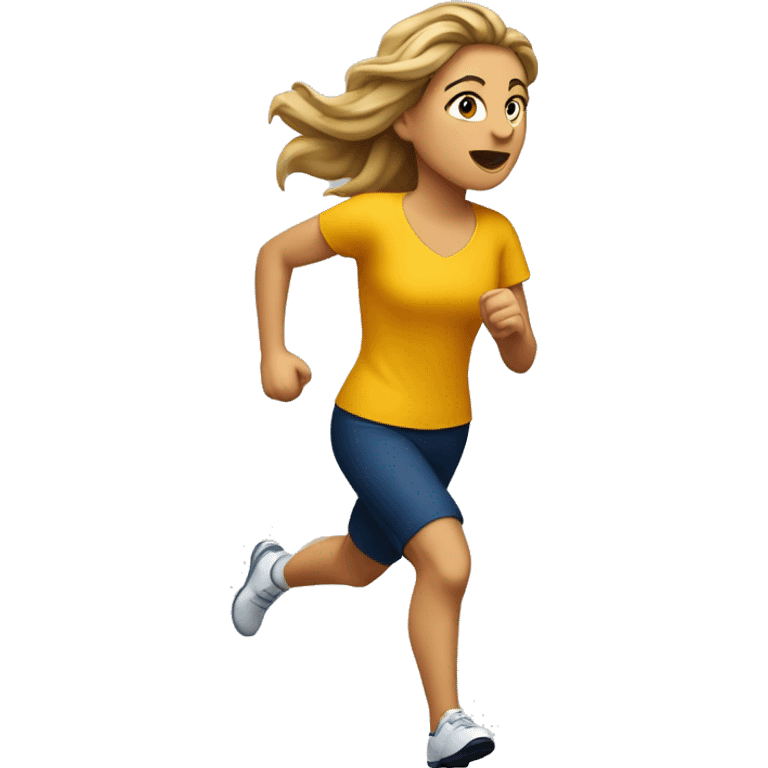 Giorgia Meloni running emoji