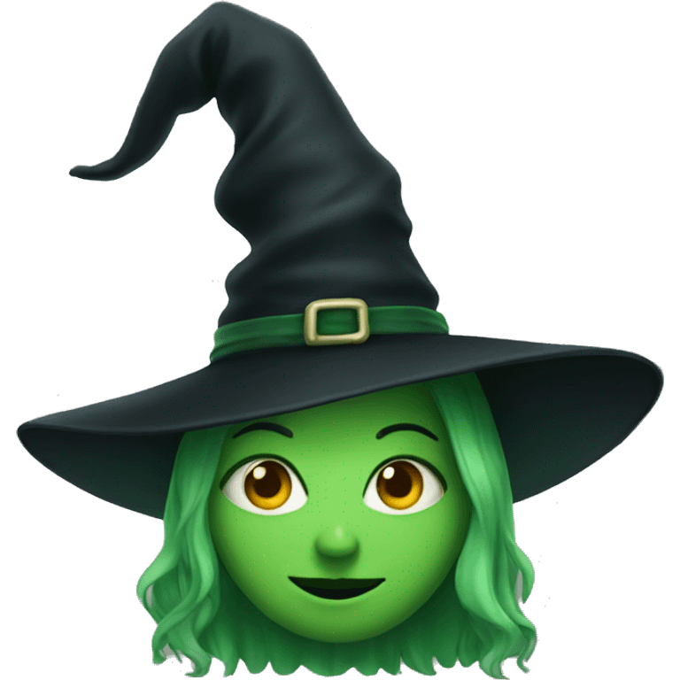 Green witch emoji