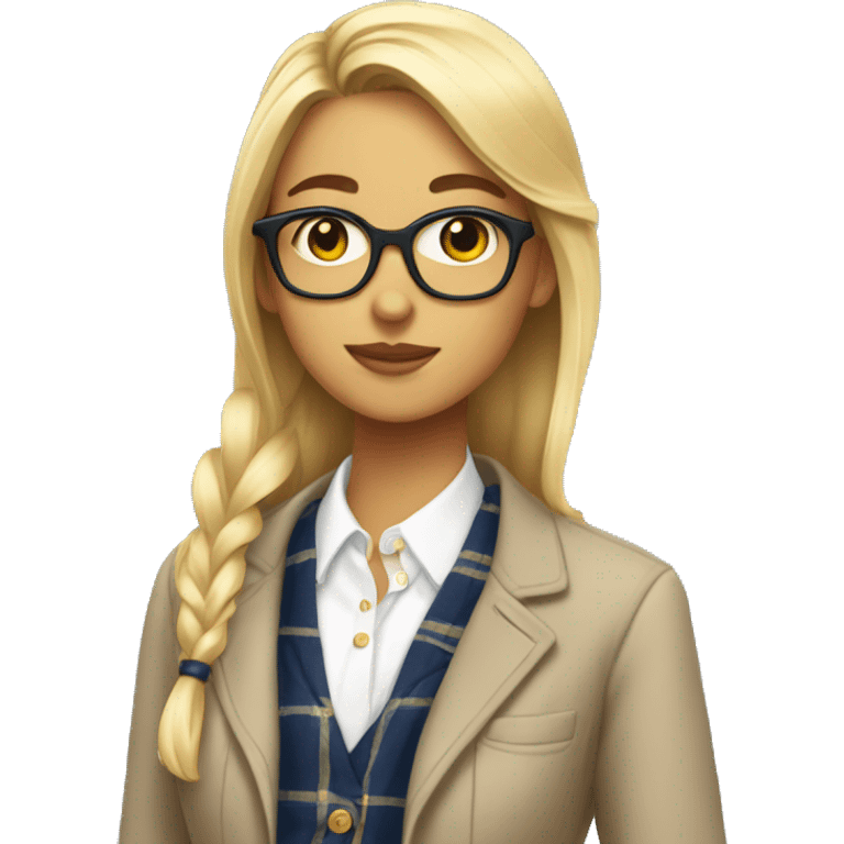 preppy tik tokgirl emoji