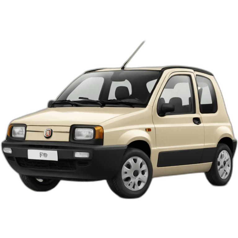 Fiat-panda-beige emoji