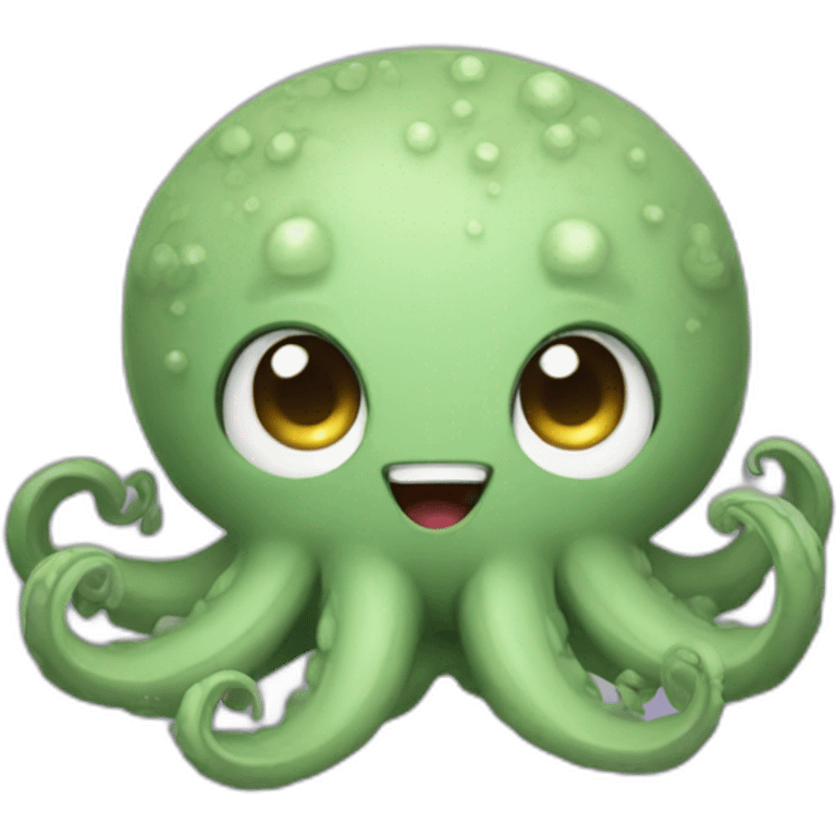 cute kraken cute face ;editqte emoji