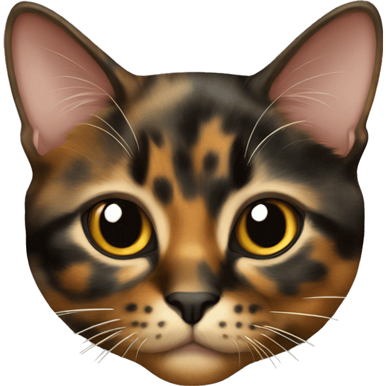 Tortoiseshell cat elegant  emoji