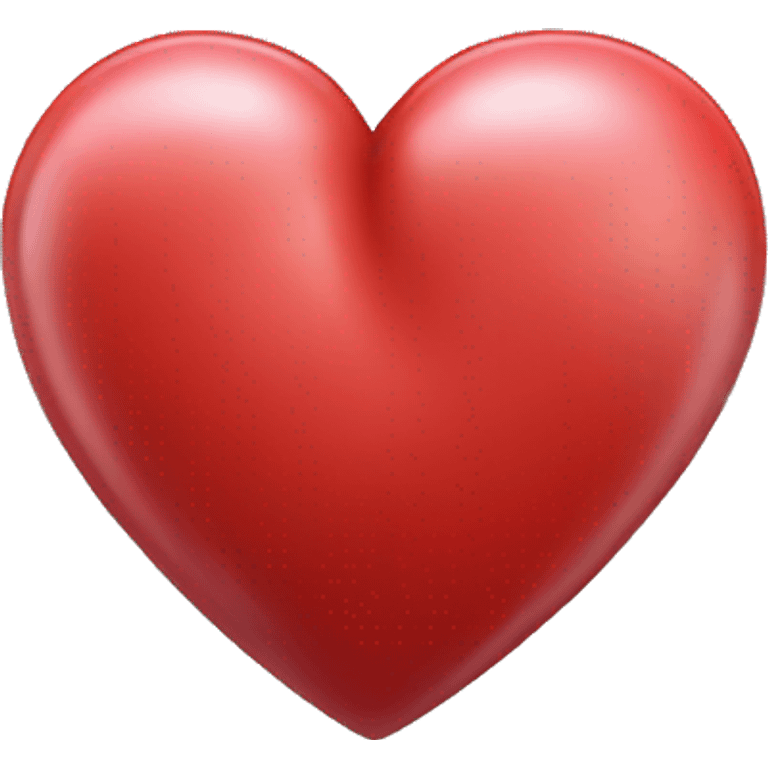 3d glassmorphism heart red emoji emoji