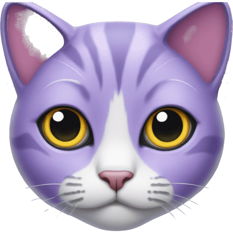 Purple cat  emoji