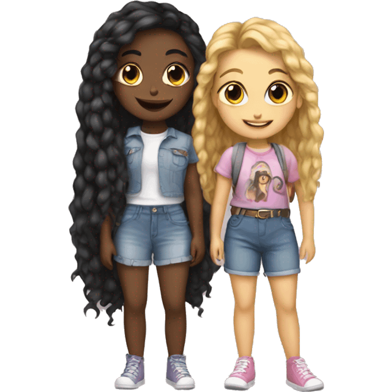 two best friends girls emoji