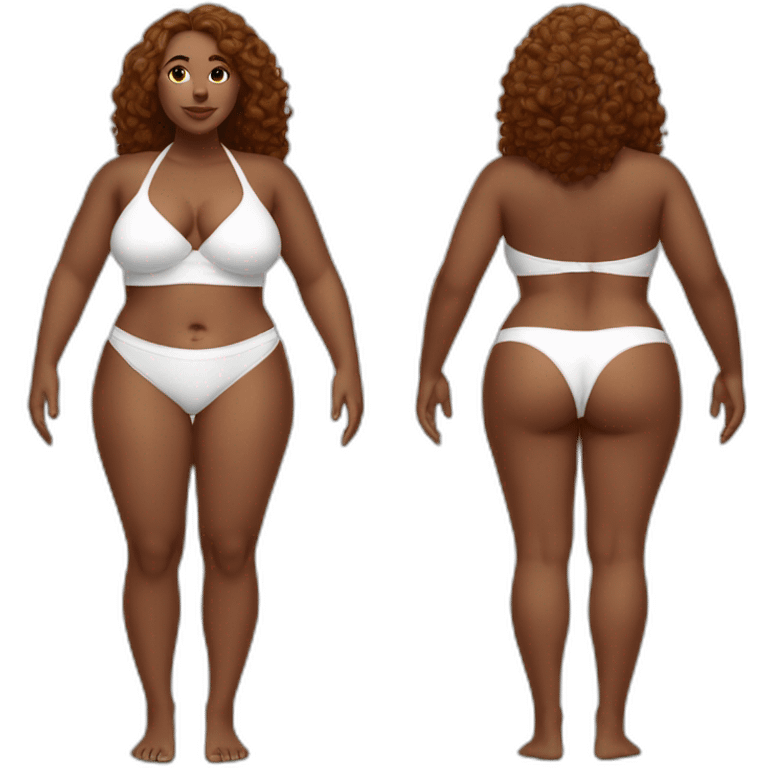 full-body-curvy-beauty-in-a-white-understaffed bikini-both-sides emoji