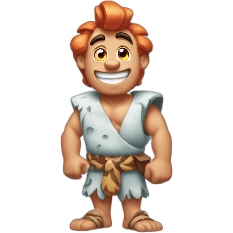 The Flintstones fred emoji