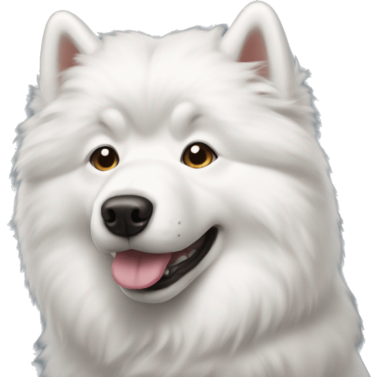 Samoyed dog  emoji