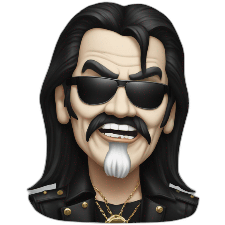 Dannish metal singer King Diamond emoji