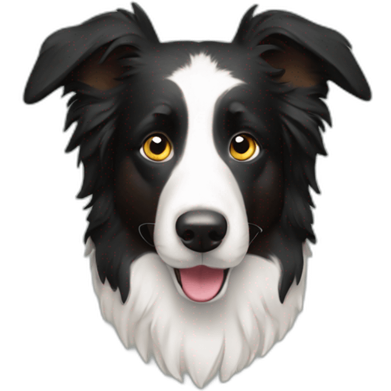 Un border collie emoji