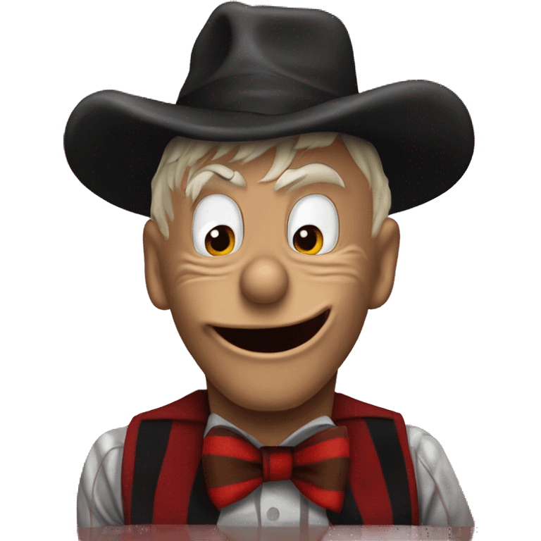 donald duck mixed freddy krueger emoji