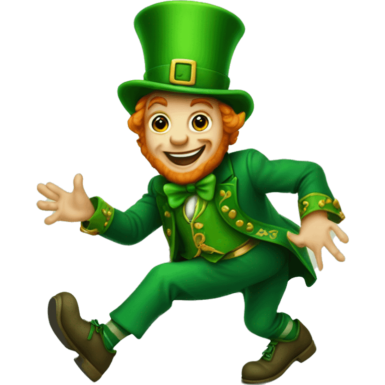 Leprechauns dancinh emoji