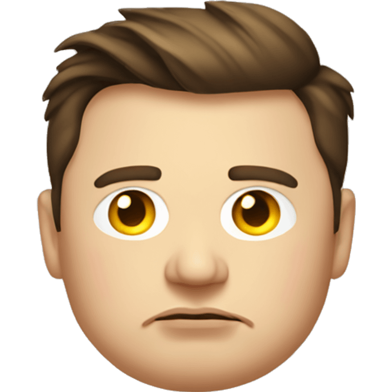 Elon Musk Looking Sad and Fat emoji