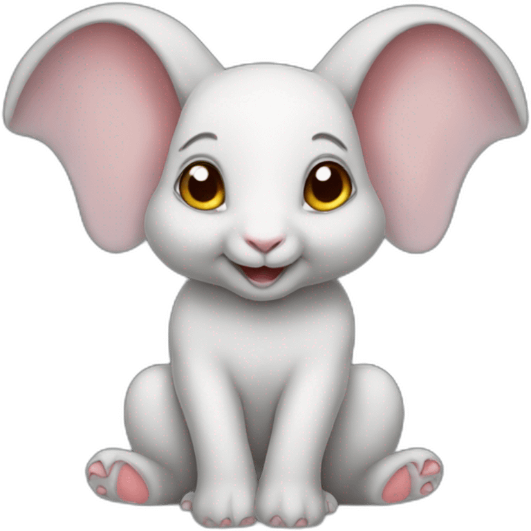 Elephant rabbit hybrid emoji