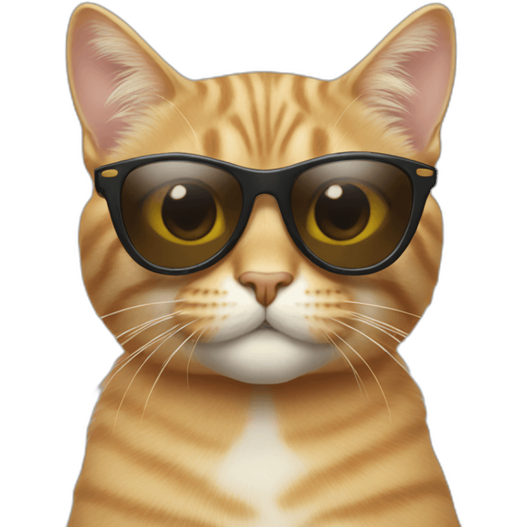 cat with rayban 2 emoji