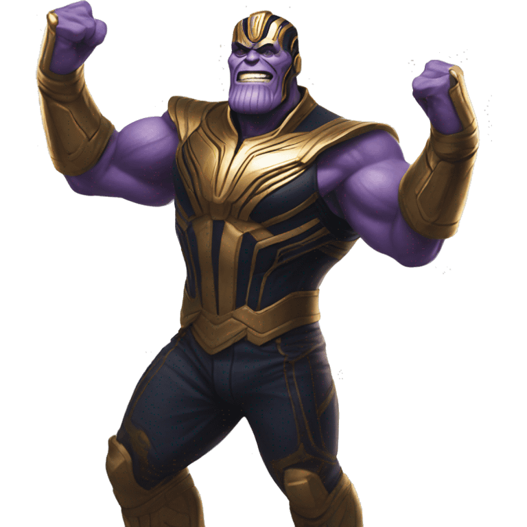 Thanos dancing take the L emoji