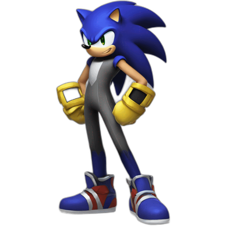 Sonic shadow knuckles ami chaos emoji