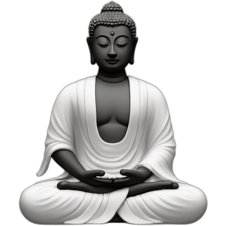 Buddha meditating emoji