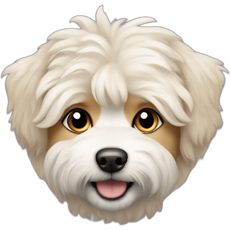 blonde eskipoo dog emoji