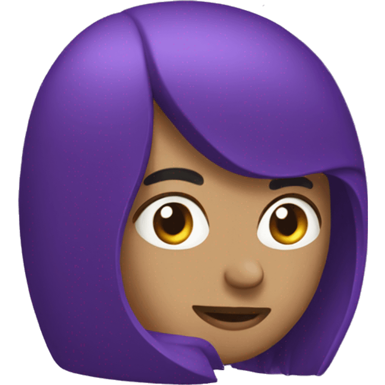 Morado  emoji