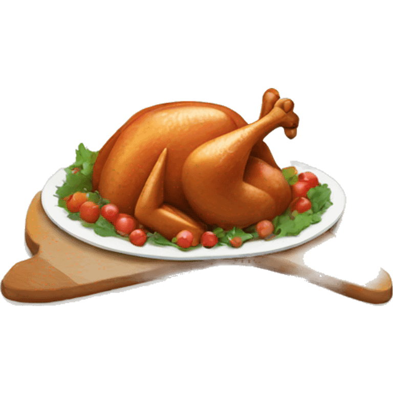 Turkey meet slice emoji