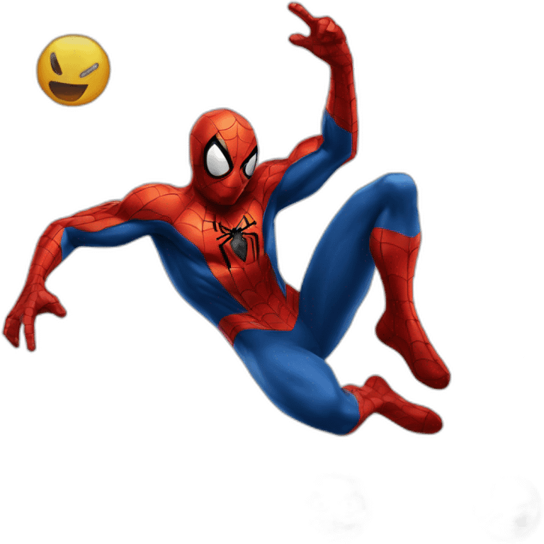 spiderman play a videogame emoji